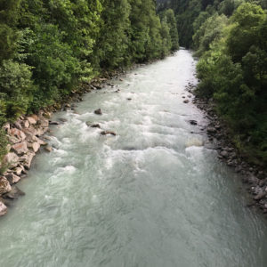 Zpátky do Innsbrucku jsem se vydal podél řeky Sill